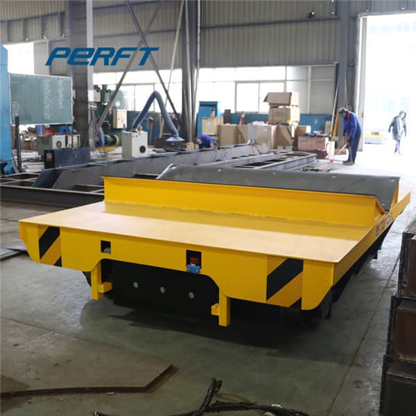 coil transfer trolley for painting booth metal part transport 25 tons